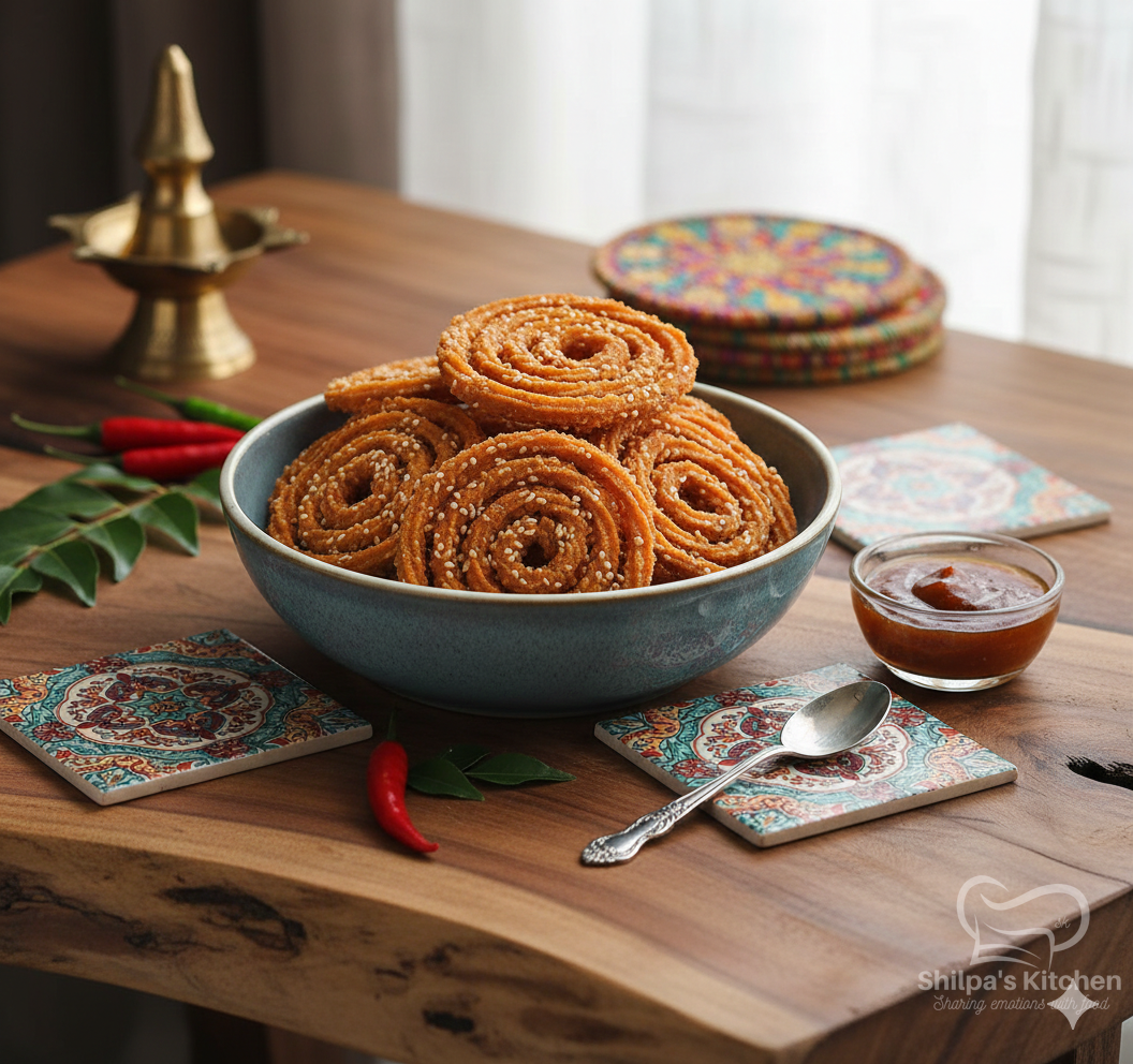 Homemade Butter Chakri - Gujarati snack from Shilpa Kitchen Surat