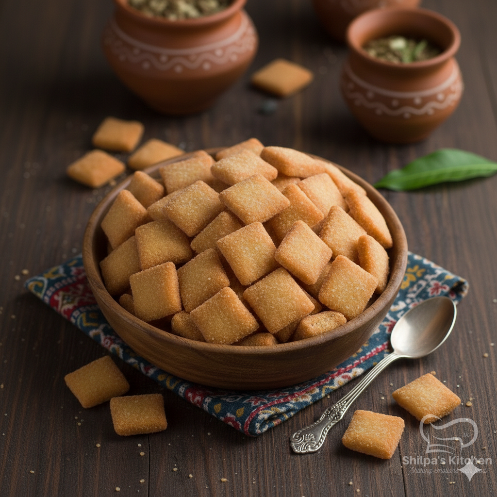 Homemade Shakkar Para - Gujarati snack from Shilpa Kitchen Surat