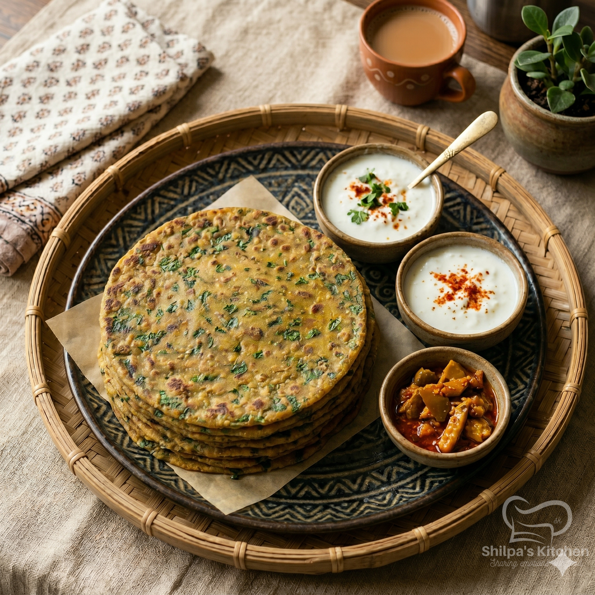 Homemade Methi Thepla - Gujarati snack from Shilpa Kitchen Surat